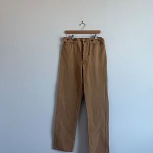 Vintage Yuma Arizona Maker Western Style Tapered Cotton Pants Size 34